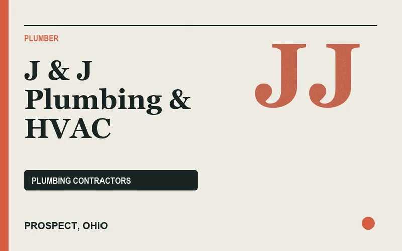J & J Plumbing & HVAC in Prospect, Ohio