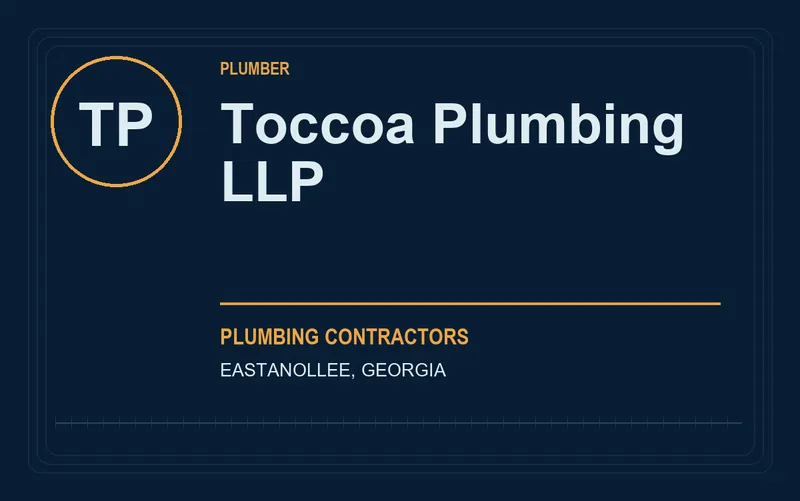 Toccoa Plumbing LLP in Eastanollee, Georgia
