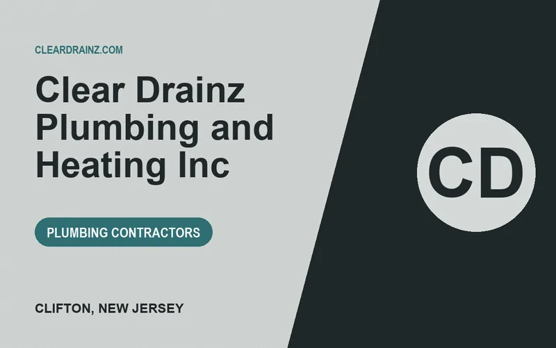 Clear Drainz Plumbing and Heating Inc in Clifton, New Jersey