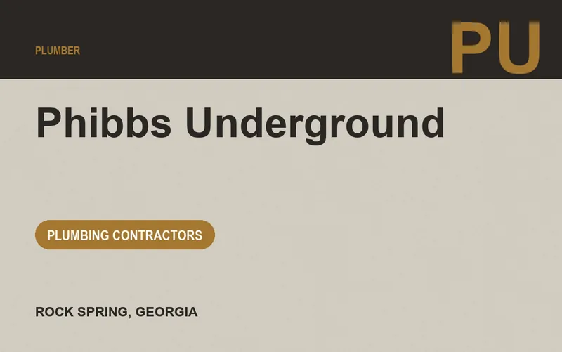 Phibbs Underground in Rock Spring, Georgia