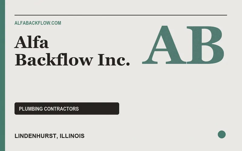 Alfa Backflow Inc. in Lindenhurst, Illinois