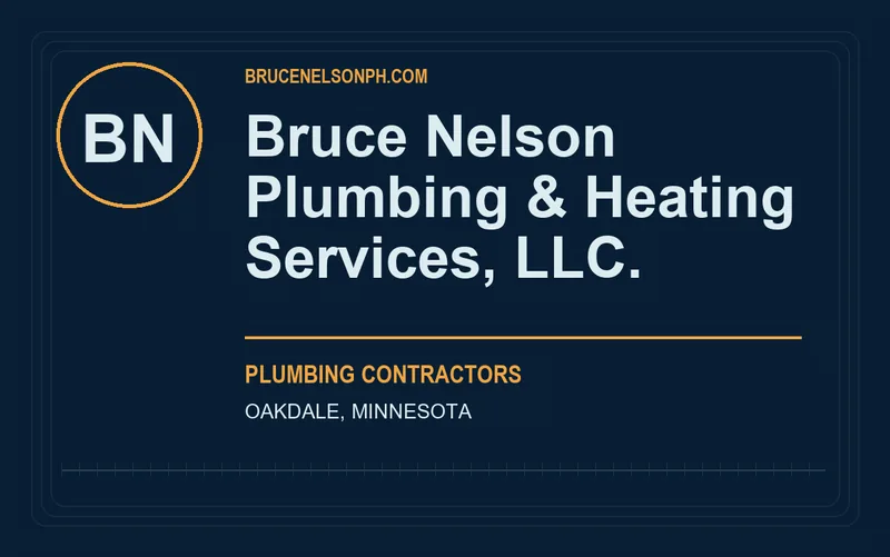Bruce Nelson Plumbing & Heating Services, LLC. in Oakdale, Minnesota