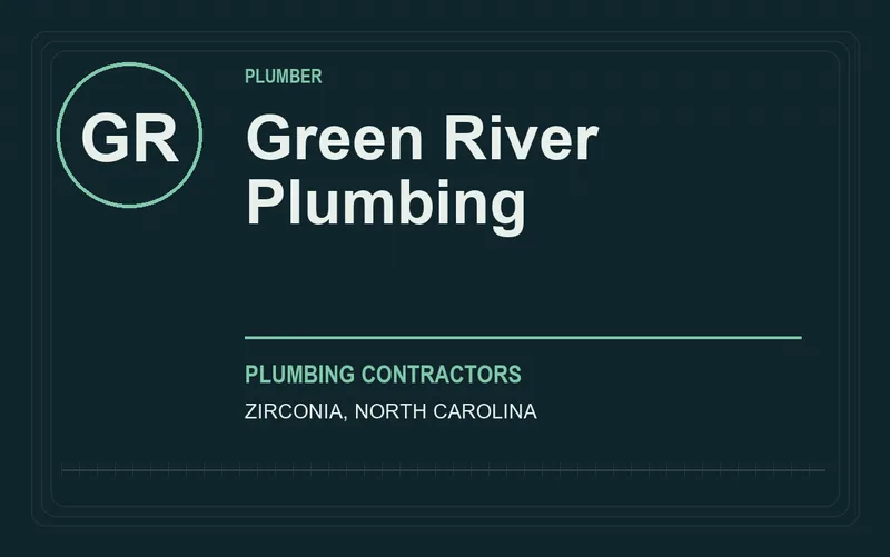 Green River Plumbing in Zirconia, North Carolina
