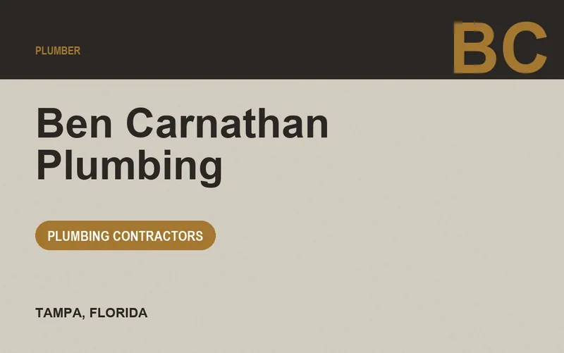 Ben Carnathan Plumbing in Tampa, Florida