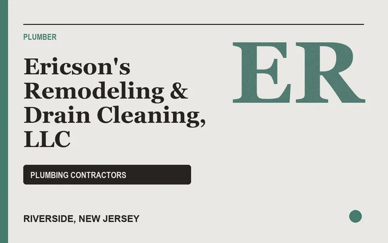 Ericson's Remodeling & Drain Cleaning, LLC in Riverside, New Jersey