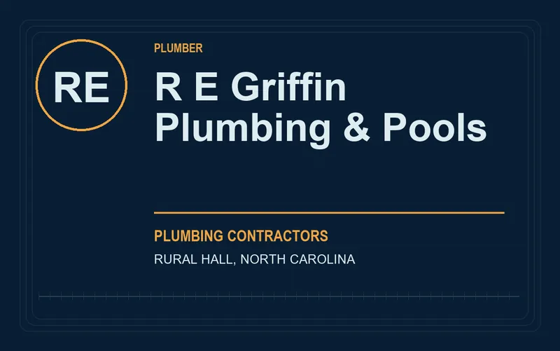 R E Griffin Plumbing & Pools in Rural Hall, North Carolina