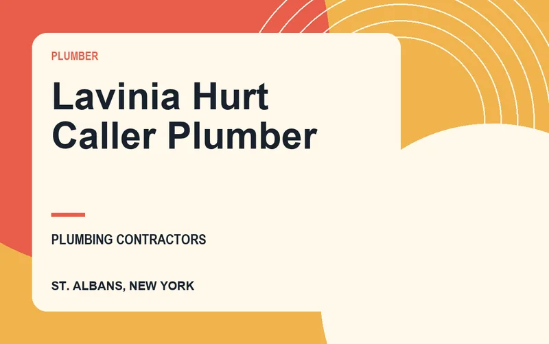 Lavinia Hurt Caller Plumber in St. Albans, New York