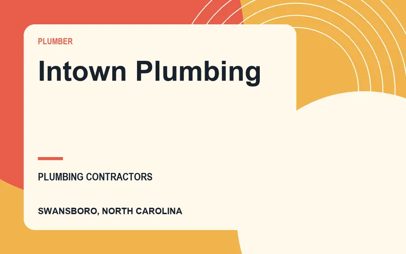 Intown Plumbing in Swansboro, North Carolina