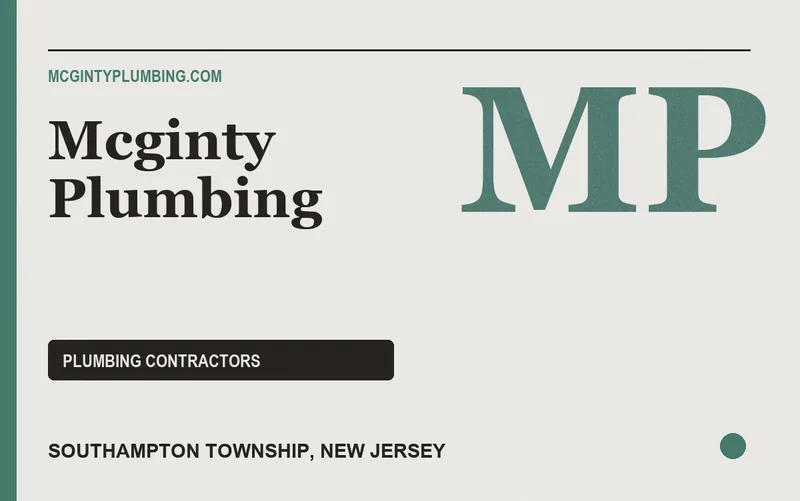 Mcginty Plumbing in Southampton Township, New Jersey