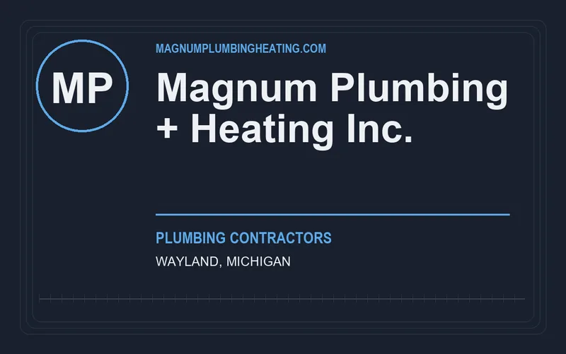 Magnum Plumbing + Heating Inc. in Wayland, Michigan