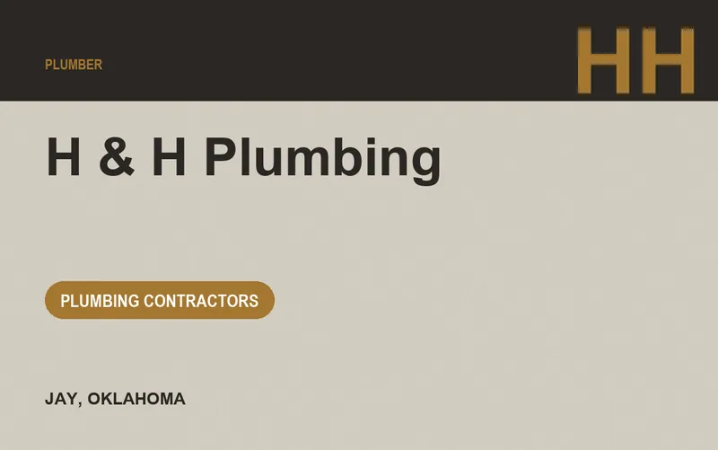 H & H Plumbing in Jay, Oklahoma