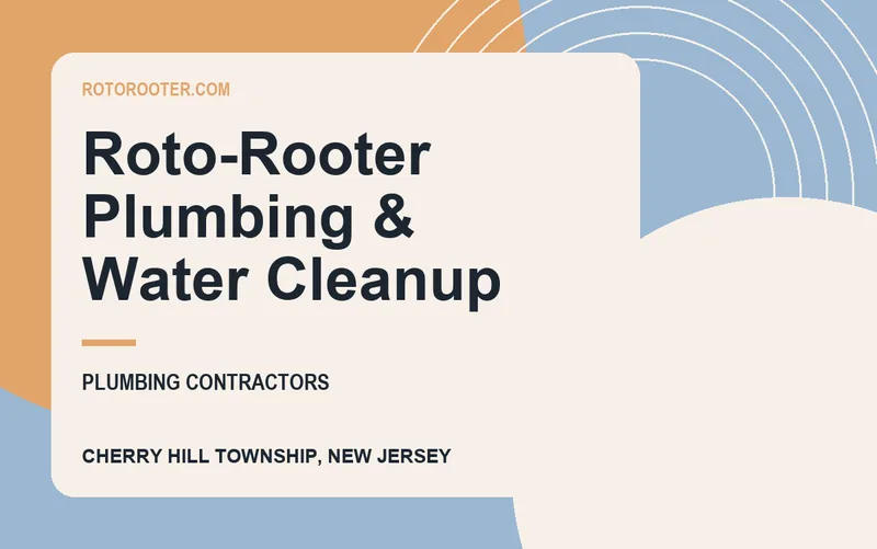 Roto-Rooter Plumbing & Water Cleanup in Cherry Hill Township, New Jersey