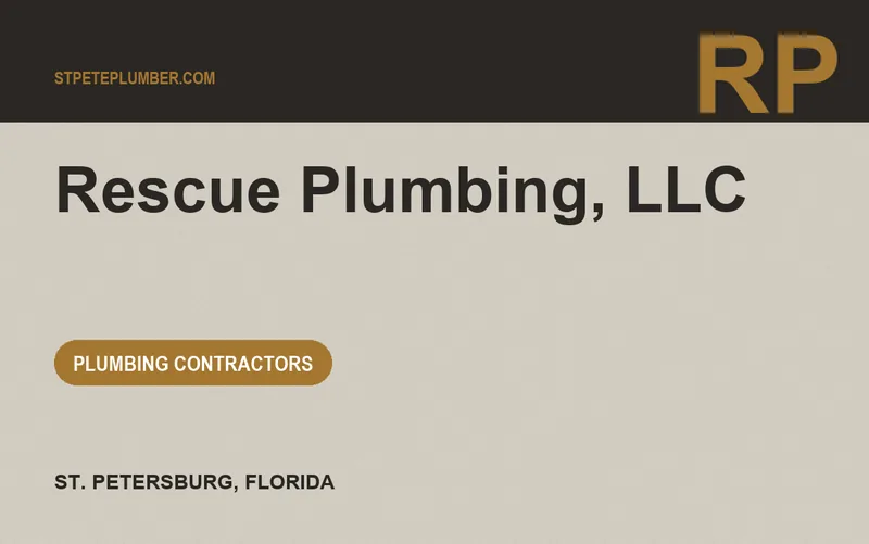 Rescue Plumbing, LLC in St. Petersburg, Florida