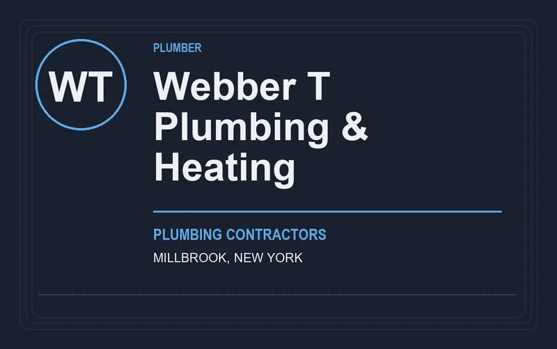 Webber T Plumbing & Heating in Millbrook, New York