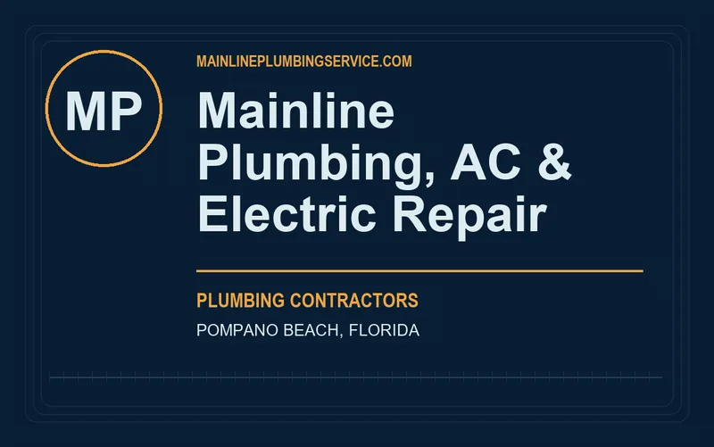 Mainline Plumbing, AC & Electric Repair in Pompano Beach, Florida