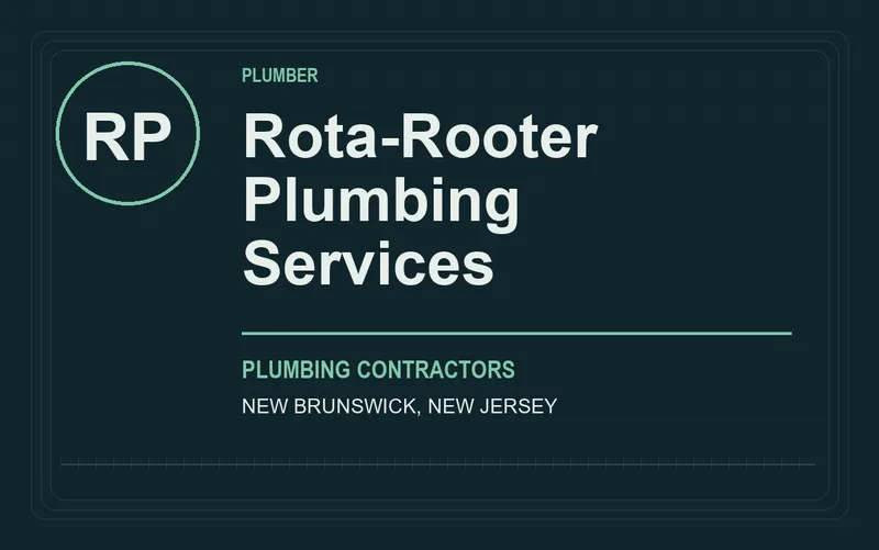 Rota-Rooter Plumbing Services in New Brunswick, New Jersey