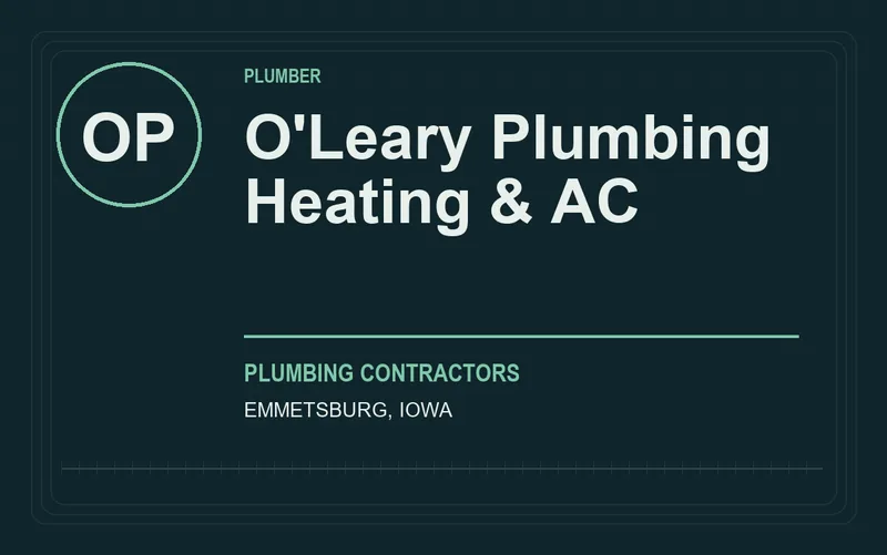 O'Leary Plumbing Heating & AC in Emmetsburg, Iowa