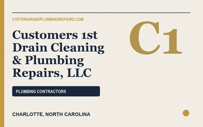 Customers 1st Drain Cleaning & Plumbing Repairs, LLC in Charlotte, North Carolina