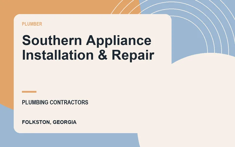Southern Appliance Installation & Repair in Folkston, Georgia