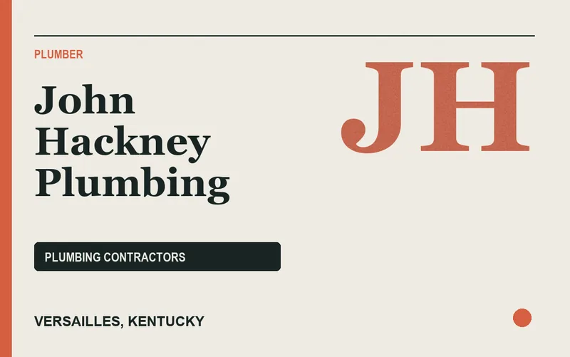 John Hackney Plumbing in Versailles, Kentucky