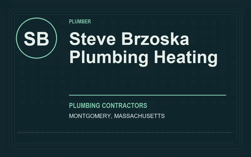 Steve Brzoska Plumbing Heating in Montgomery, Massachusetts