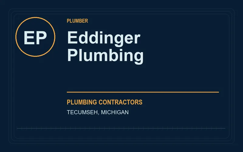 Eddinger Plumbing in Tecumseh, Michigan