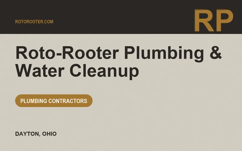Roto-Rooter Plumbing & Water Cleanup in Dayton, Ohio