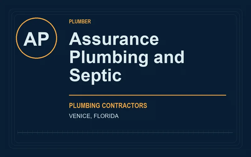 Assurance Plumbing and Septic in Venice, Florida