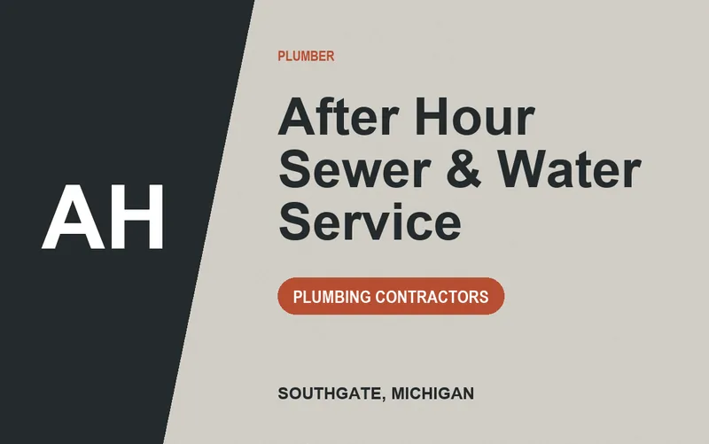 After Hour Sewer & Water Service in Southgate, Michigan