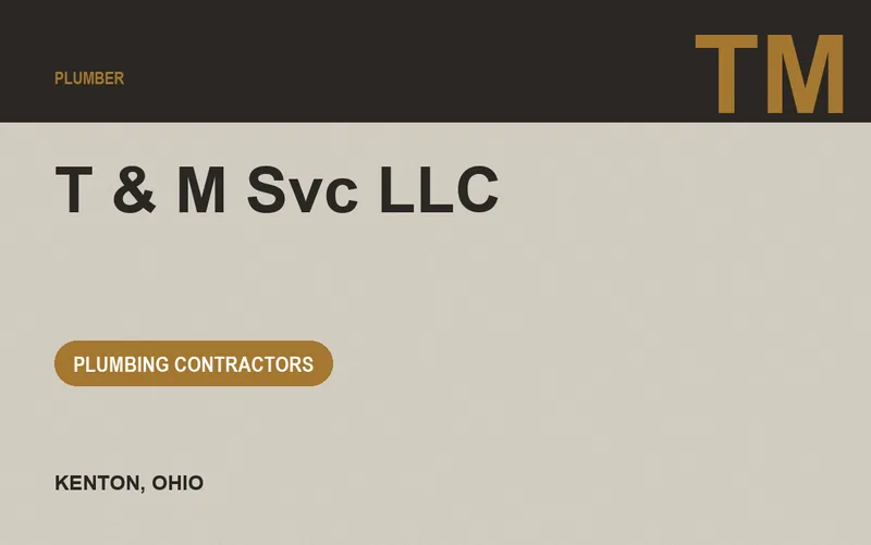 T & M Svc LLC in Kenton, Ohio