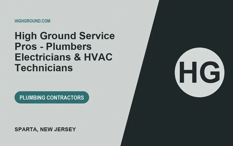 High Ground Service Pros - Plumbers Electricians & HVAC Technicians in Sparta, New Jersey