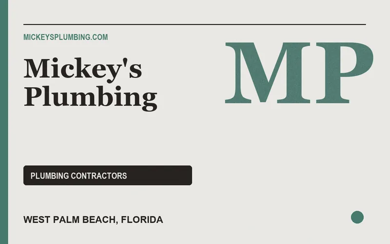 Mickey's Plumbing in West Palm Beach, Florida