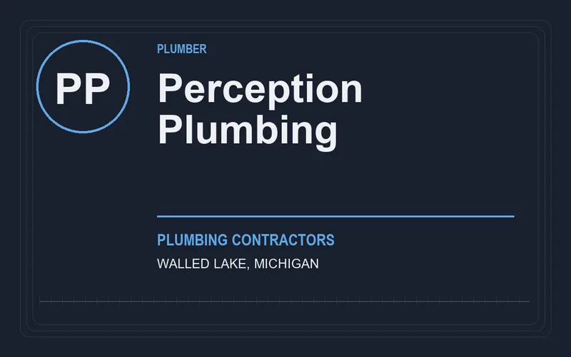 Perception Plumbing in Walled Lake, Michigan