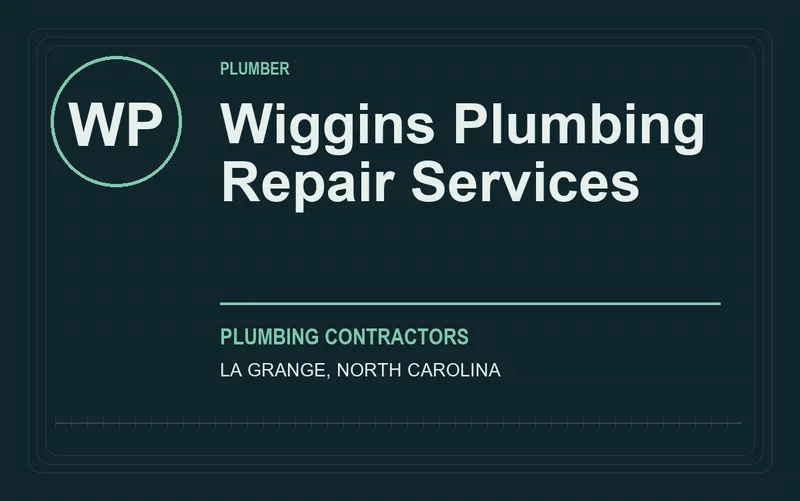 Wiggins Plumbing Repair Services in La Grange, North Carolina