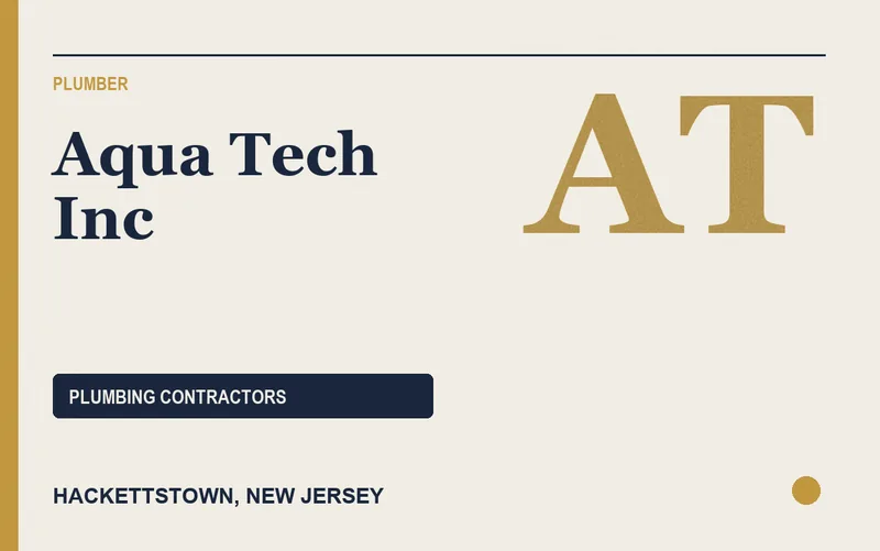 Aqua Tech Inc in Hackettstown, New Jersey