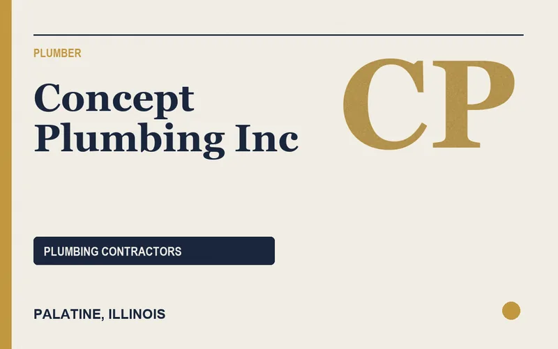 Concept Plumbing Inc in Palatine, Illinois