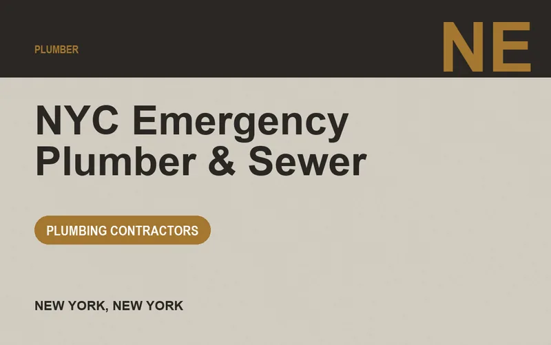 NYC Emergency Plumber & Sewer in New York, New York