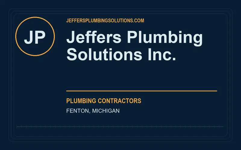 Jeffers Plumbing Solutions Inc. in Fenton, Michigan