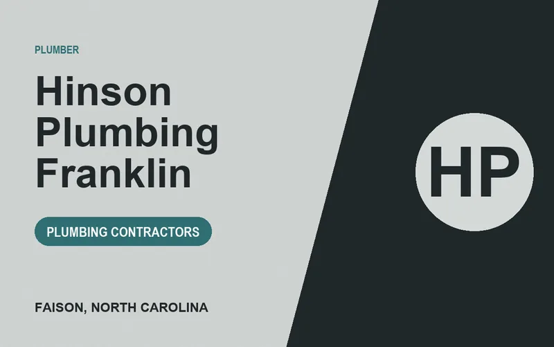 Hinson Plumbing Franklin in Faison, North Carolina