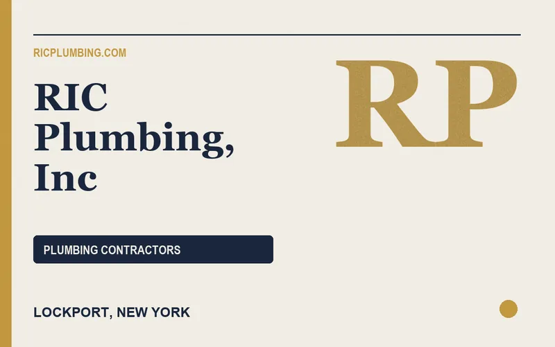 RIC Plumbing, Inc in Lockport, New York