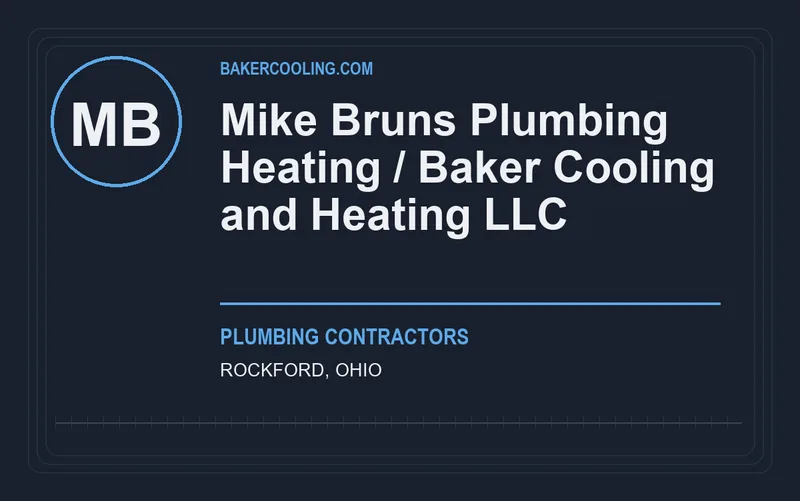 Mike Bruns Plumbing Heating / Baker Cooling and Heating LLC in Rockford, Ohio