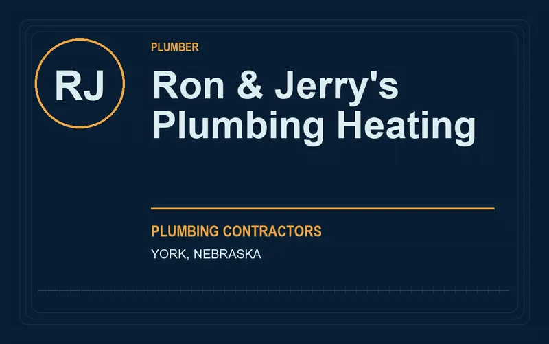 Ron & Jerry's Plumbing Heating in York, Nebraska