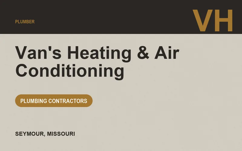 Van's Heating & Air Conditioning in Seymour, Missouri