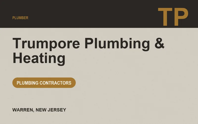 Trumpore Plumbing & Heating in Warren, New Jersey