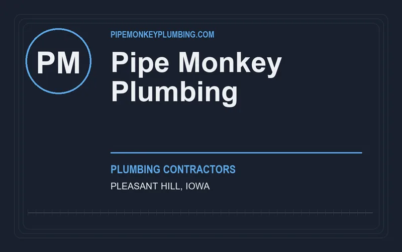 Pipe Monkey Plumbing in Pleasant Hill, Iowa
