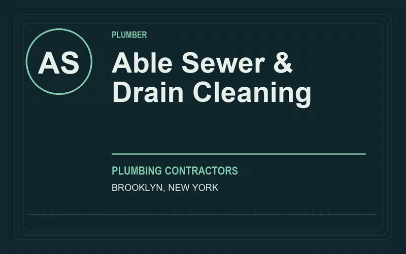 Able Sewer & Drain Cleaning in Brooklyn, New York