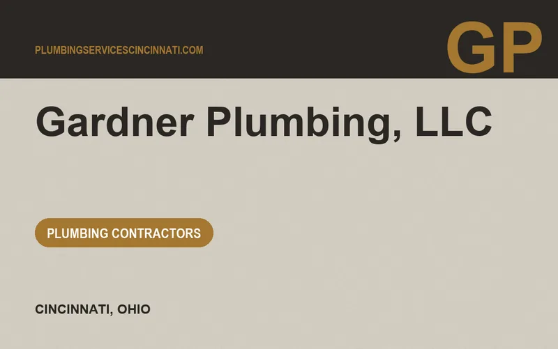 Gardner Plumbing, LLC in Cincinnati, Ohio