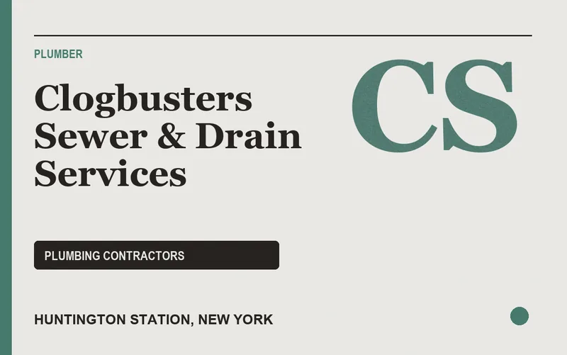 Clogbusters Sewer & Drain Services in Huntington Station, New York