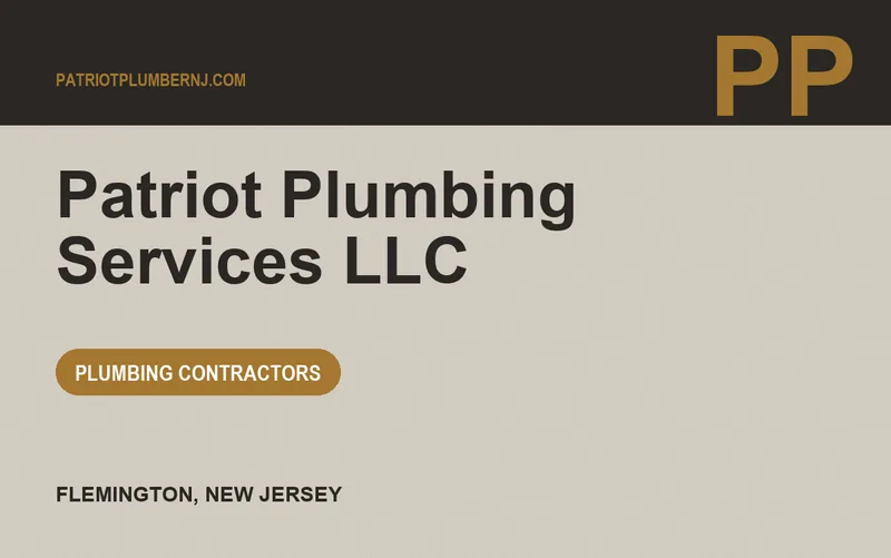 Patriot Plumbing Services LLC in Flemington, New Jersey