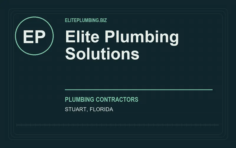 Elite Plumbing Solutions in Stuart, Florida